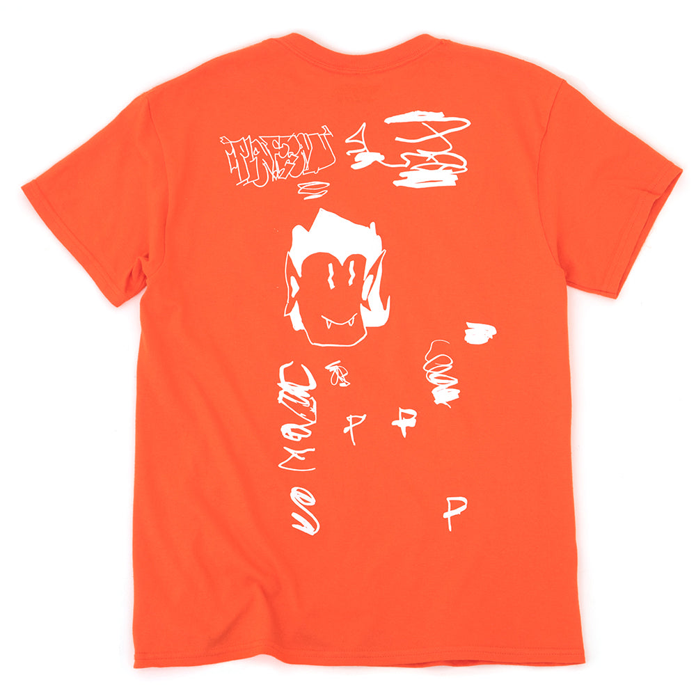 Orange and White T-Shirt