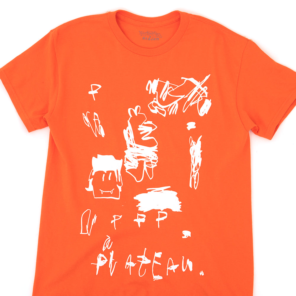 Orange and White T-Shirt